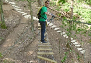  Mittelschwerer Parcours in den Bäumen 